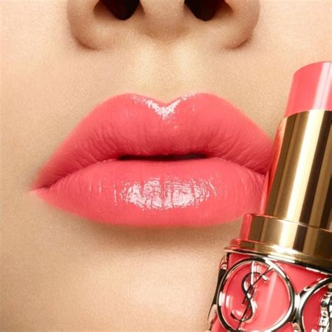 ysl rouge volupte shine lipstick 15 corail intuitive|rouge volupté shine lipstick balm.